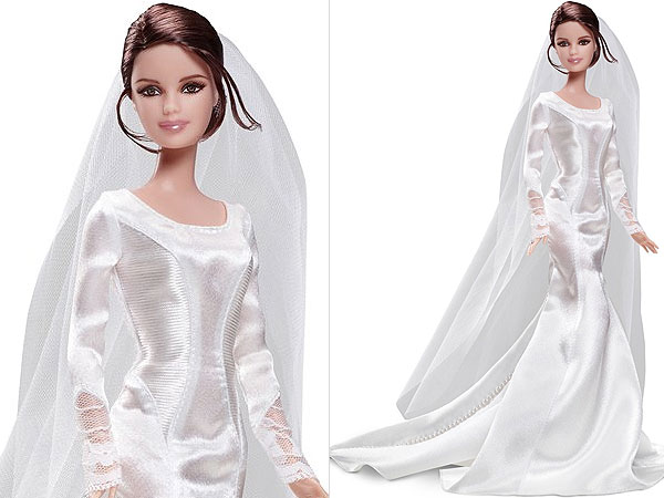 bella, barbie and wedding dress