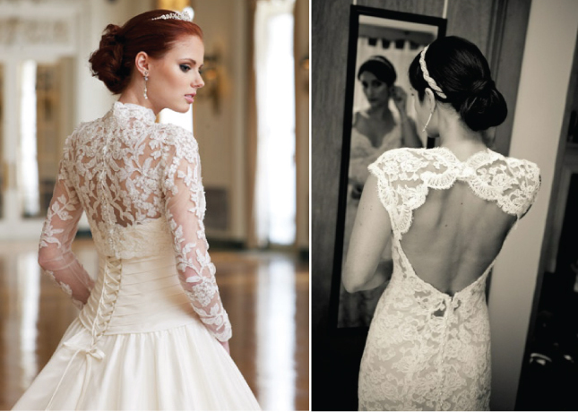 lace wedding dress, weddingdress, gown and black