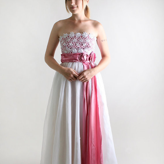 lace, etsy, sash and vintage