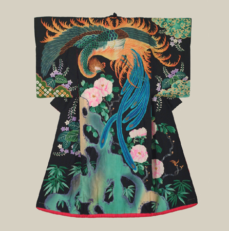 pattern, uchikake and kimono