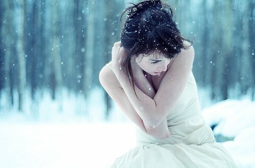 bare, white and lonely