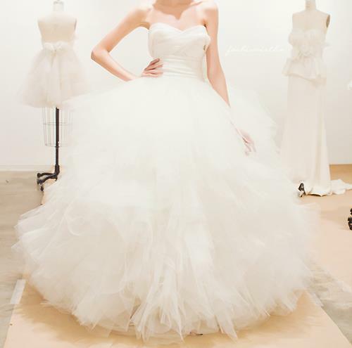white, fashion, cute and gown