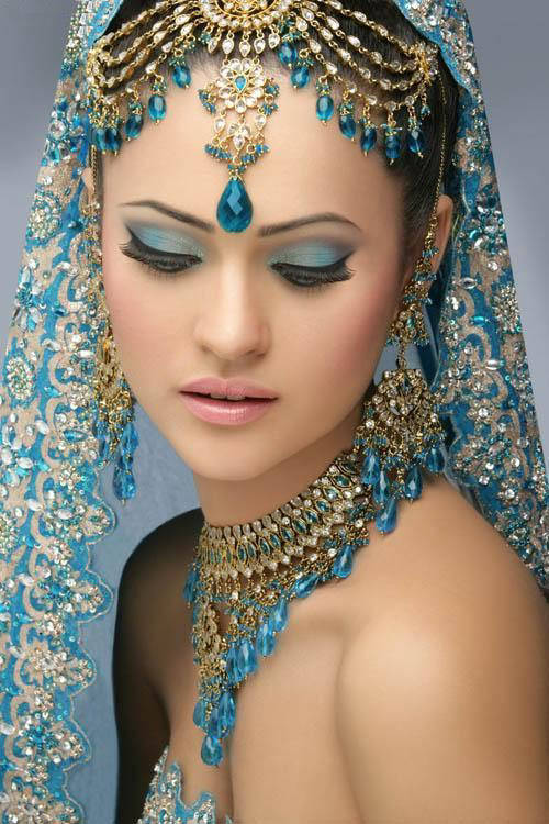 bride, beauty, indian and fashion