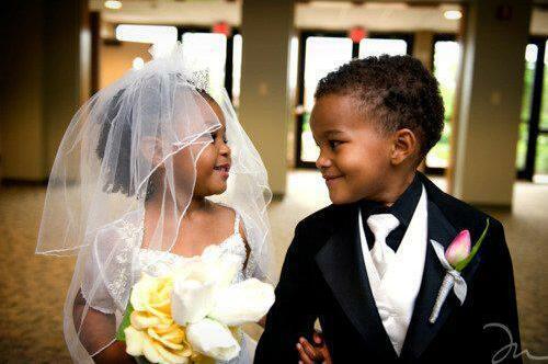 mariage, boy and couple