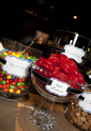 candy, fancy pants and red licorice