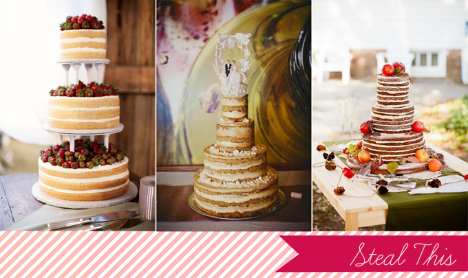 sweets, wedding cake and strawberries