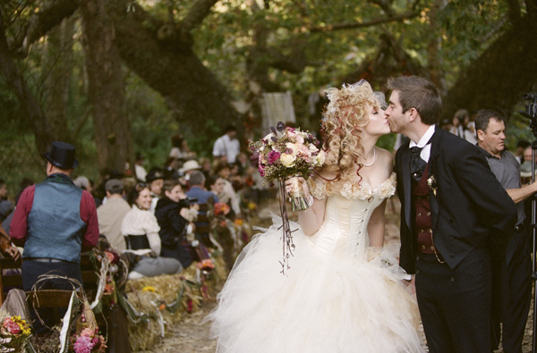 dress, bride and victorian