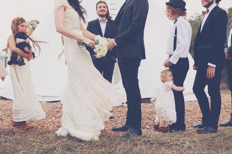 ceremony, bride, hug and casamento