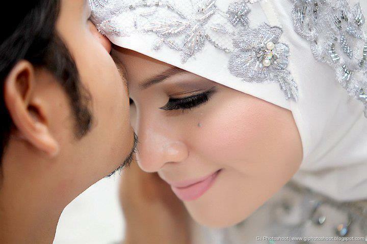 muslimah, hijab, romantic and love