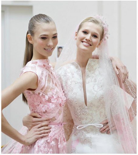 dress, wedding dress, Couture and Karlie Kloss