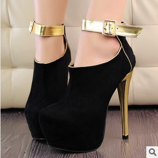 shoes, platform and crystal