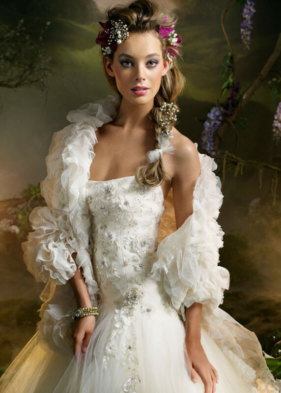 make-up, girlie-girl, wedding dress and crinoline