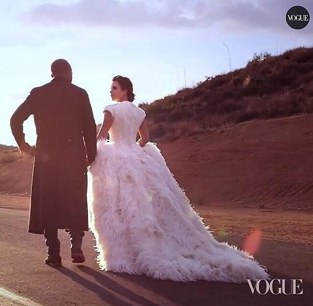 kanye, kimye, vogue and kim kardashian