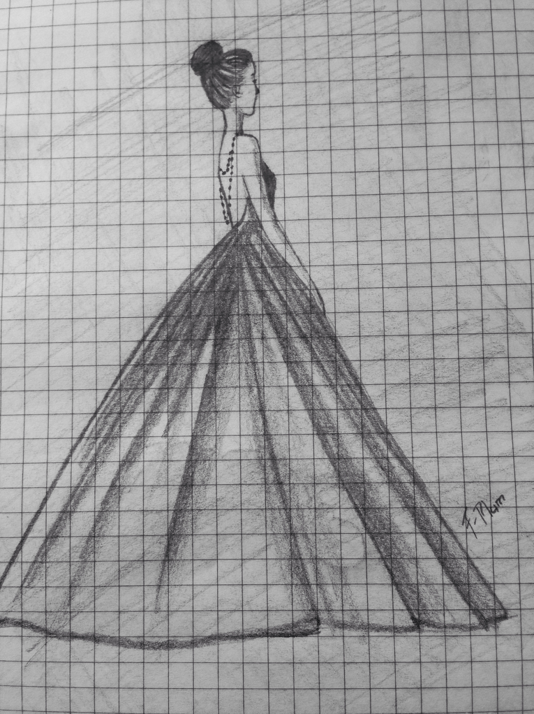 japanesse, girl, my drawing and dress