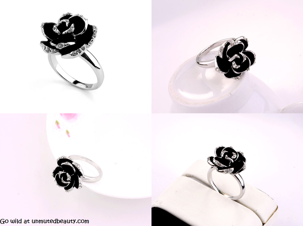 rose, beautiful, unmutedbeauty and black