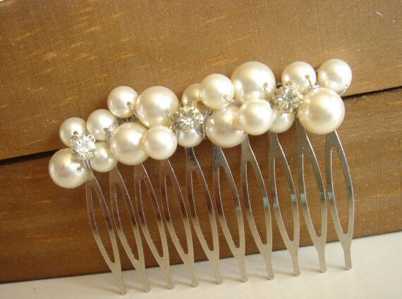 hair comb, bridal hair and wedding hair