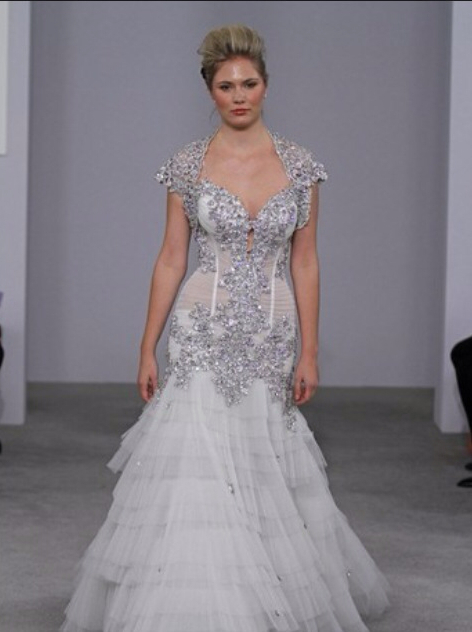 pnina tornai, diamonds, dress and precious stones