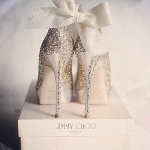 Jimmy Choo, white, i want and glitter