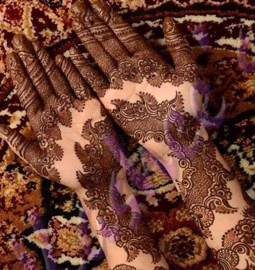 design, henna, mehendi and bride