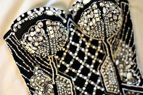 glam, black and weddings