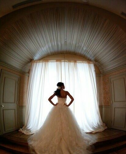 wedding dress, dress and danielle jonas