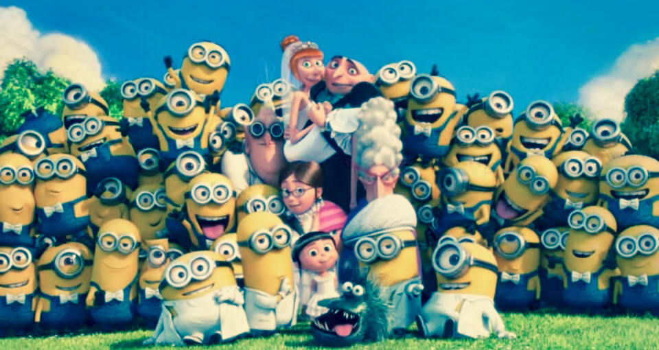 happy, cute, minions and picture