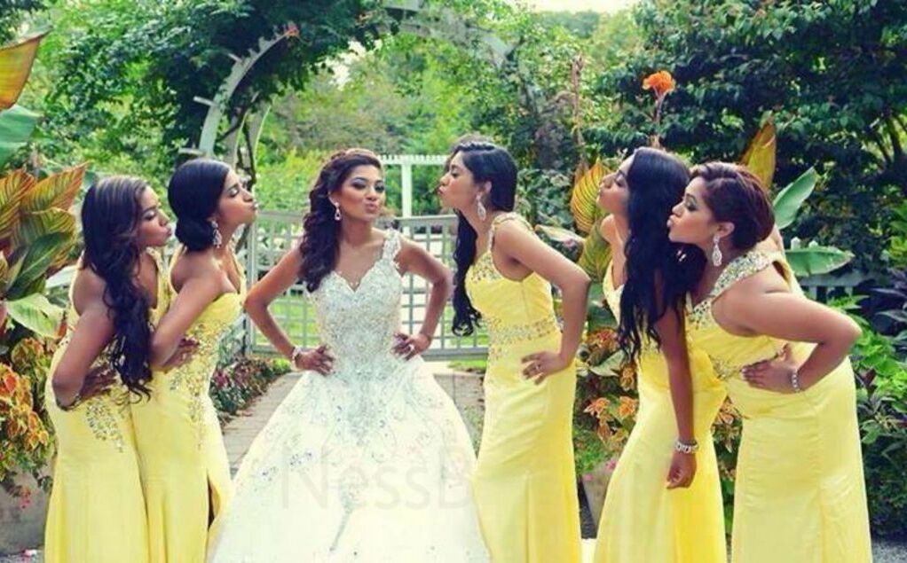 love, friends, cute and wedding dresses
