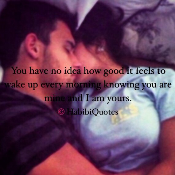 quoted, waking, couple and love