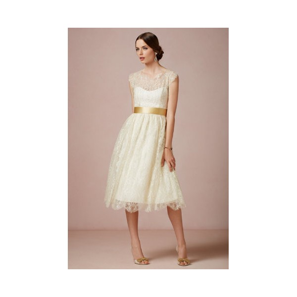 bridal gown, wedding dress, knee length and beach wedding dress