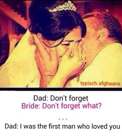 wife, daughter first love and dady