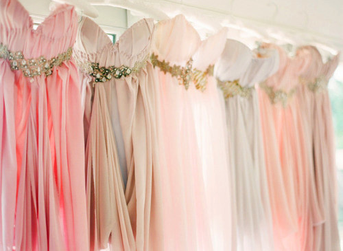 bride, bridal and bridemaids
