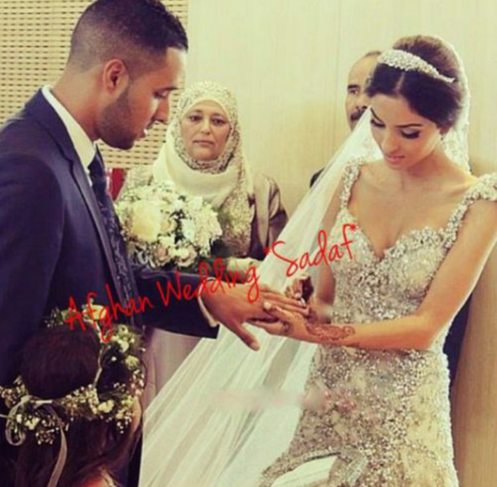 love, wedding dress, couple and masallah