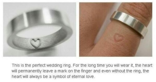 want, ring and love