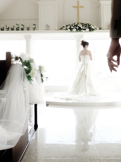 bride, backless and photography