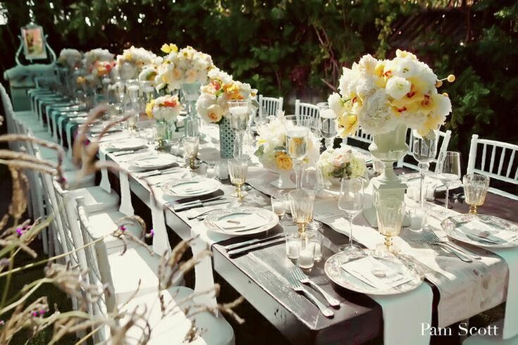 garden decoration, reception hall, wedding reception and food