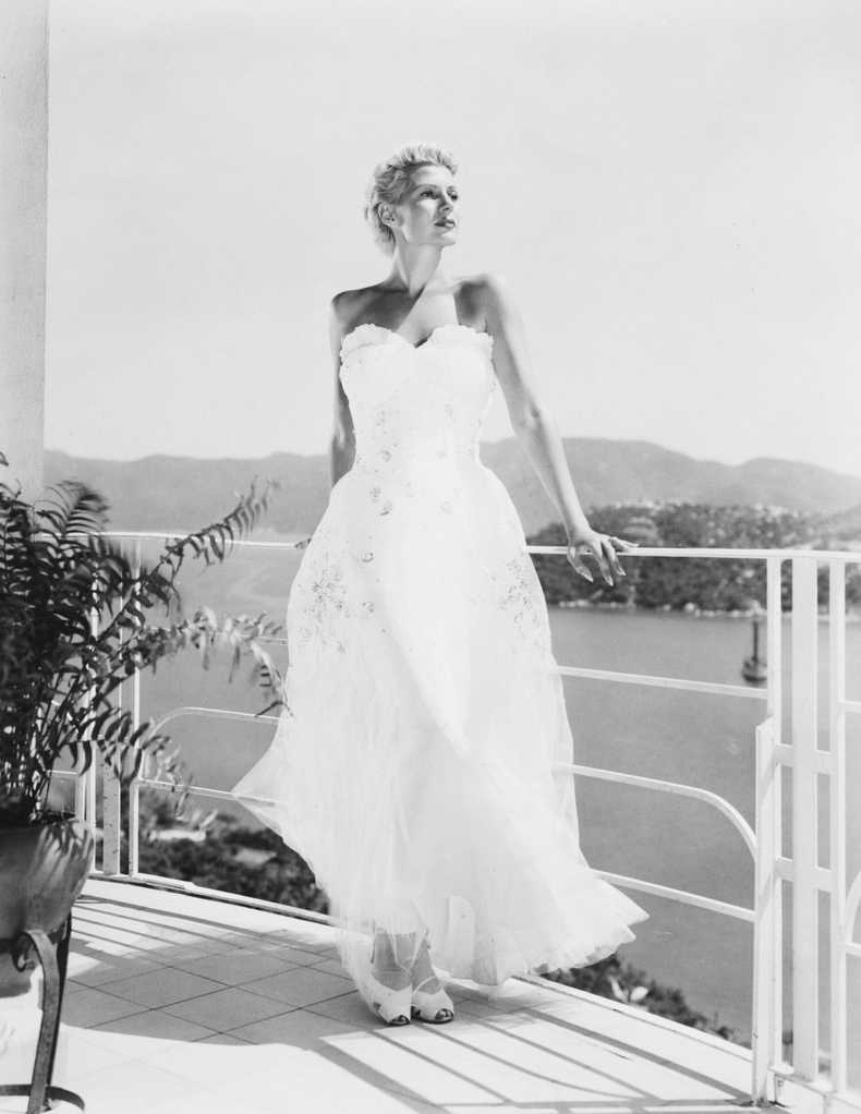 black and white, actress, vintage and dress