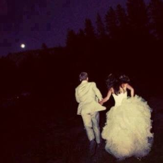 couple, dresswedding and faraway