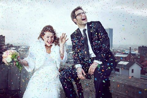 dresswedding, flowers and love