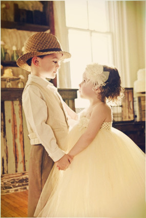 girl boy, lovely and flower girls