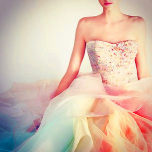 bride, floor length and wedding dress