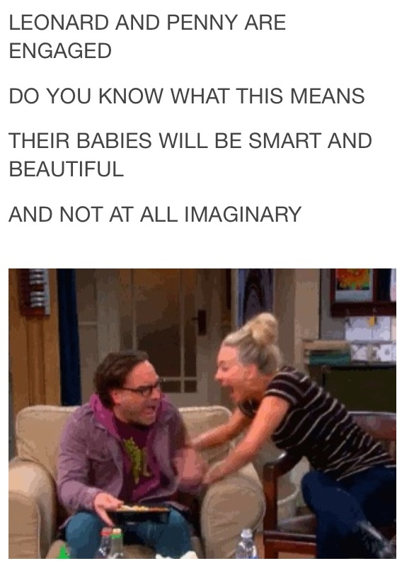 tbbt, leonard, engaged and funny