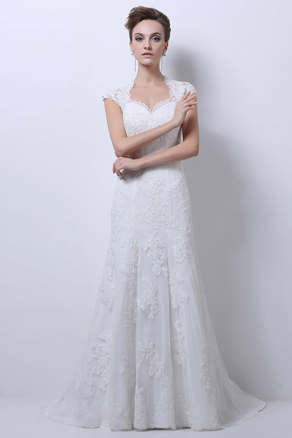 romantic, cap sleeves, factory outlets and myweddings