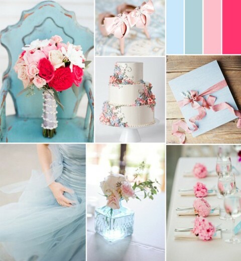 cake, inspiration, white and blue