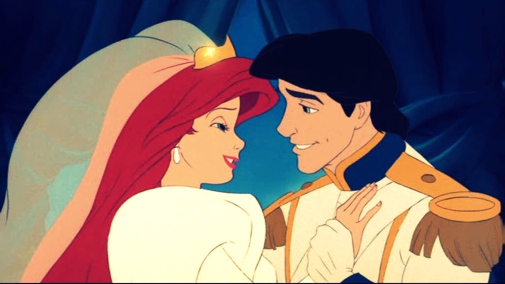 eric, ariel, prince eric and love