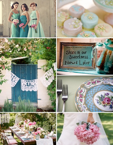 garden, green, inspiration and pink