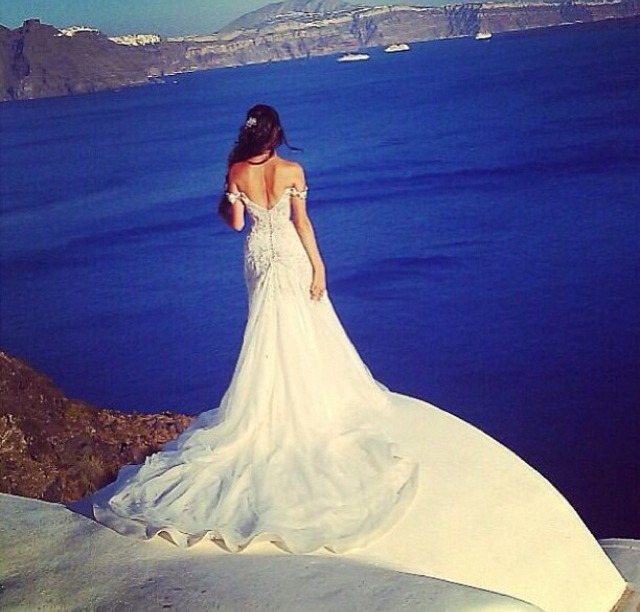 lace, fish tail and wedding dress