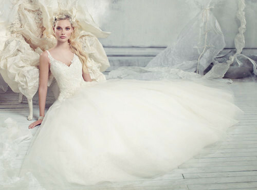 plus size, wedding dress and strapless