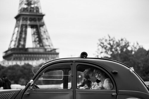 paris, city of love and kiss