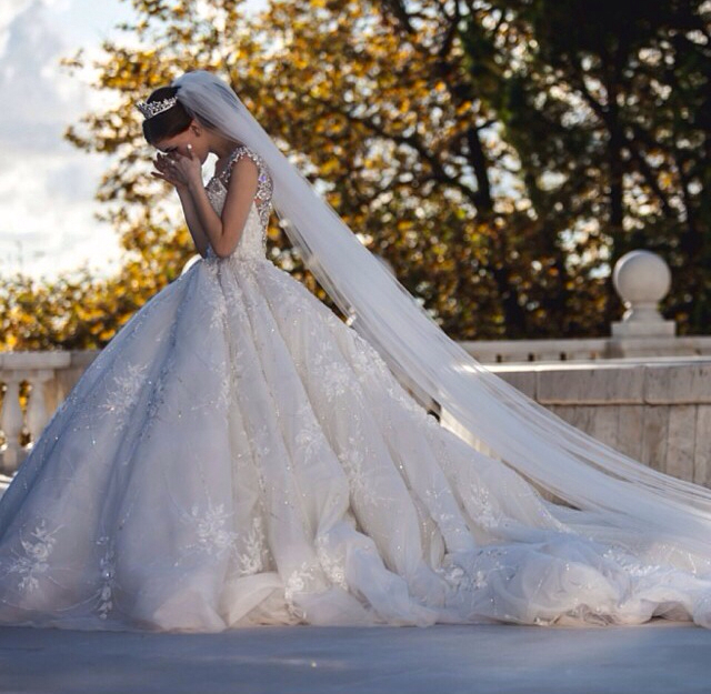 white, Couture, wedding dress and love