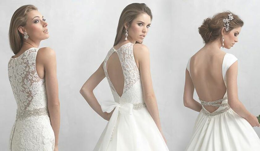 gown, back detail, bridal and fashion